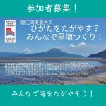 ひがたをたがやす!?みんなで里海づくり 参加者募集!